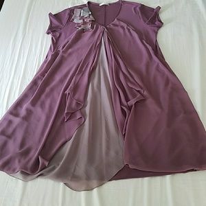 Plus size layer dress